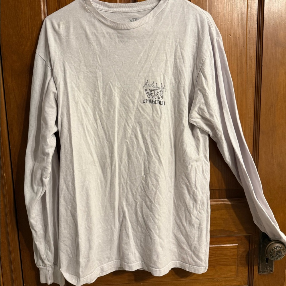 Vans SpongeBob Classic Fit Tee in Light Gray